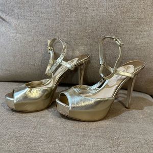 Gianni Bini Gold Platforms